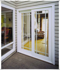 High quality PVC/uPVC exterior double panels door on China WDMA