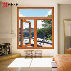 High quality brown aluminium window frames manufacturer on China WDMA