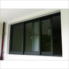 High quality brown aluminum metal sliding windows residential slide windows for sale on China WDMA