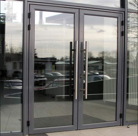 High quality china factory Glazed Front Double glass Luxury Classic aluminum frame casement Door on China WDMA