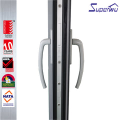 Highest quality System Thermally Broken Aluminum 4 Panel Sliding Door on China WDMA