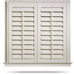 Home external hot sale half window decorative wooden shutters on China WDMA