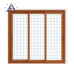 Hot sell Powder coated aluminum frame horizontal slider with double glazed glass on China WDMA