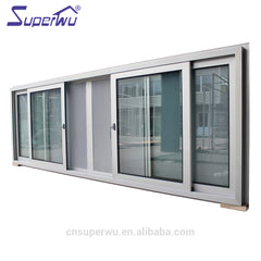 Hurricane resistant small vertical glass commercial sliding window for house on China WDMA