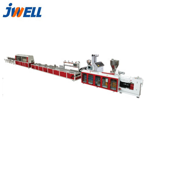 JWELL - Screw Maker 40 Years Experience Turn key project uPVC window profile extrusion line on China WDMA