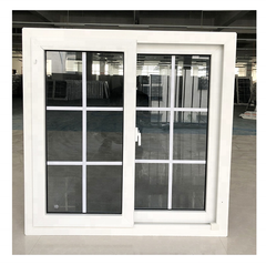 Latest design vinyl window frames for double glazed upvc horizontal slide windows on China WDMA