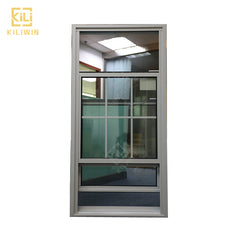 Lift up hurricane impact french windows latest designs small size top hung aluminium up down sliding window for kitchen on China WDMA