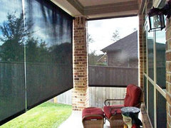 Light-Filtering Transparent Horizontal Roller Blinds For Outdoor on China WDMA