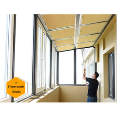 Living room windows shades cellular Skylight pleated Honeycomb Blinds on China WDMA