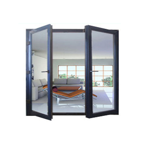 Low cost aluminum clad casement windows and doors with double glasses and china high quality hardware on China WDMA