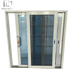 Lower track interior french glass sliding doors on China WDMA