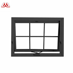 Luxury Aluminum Wood Finish Windows With Different Colors Burglar Proof Casement Window on China WDMA