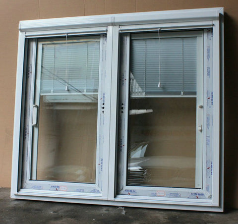 Luxury UPVC Sliding Windows with Built-in Blinds Foshan Factory on China WDMA