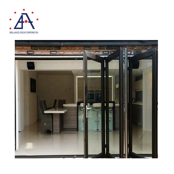 Made-in-China Anodized Clear Glass Aluminium Folding Doors Cost Per Square Meter on China WDMA