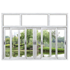 Manufacturer direct selling custom design 3 track aluminium sliding window DOUBLE GLAZE ALUMINIUM WINDOWS office sliding window on China WDMA