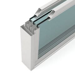 Manufacturer excellent anodized mirror aluminum window frames on China WDMA