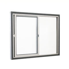 Manufacturer supplier aluminum frame window sliding window for hotel installation with handle and lock on China WDMA