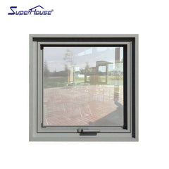 Marshall Islands standard salty-proof aluminum top hung windows with stainless steel hardware on China WDMA