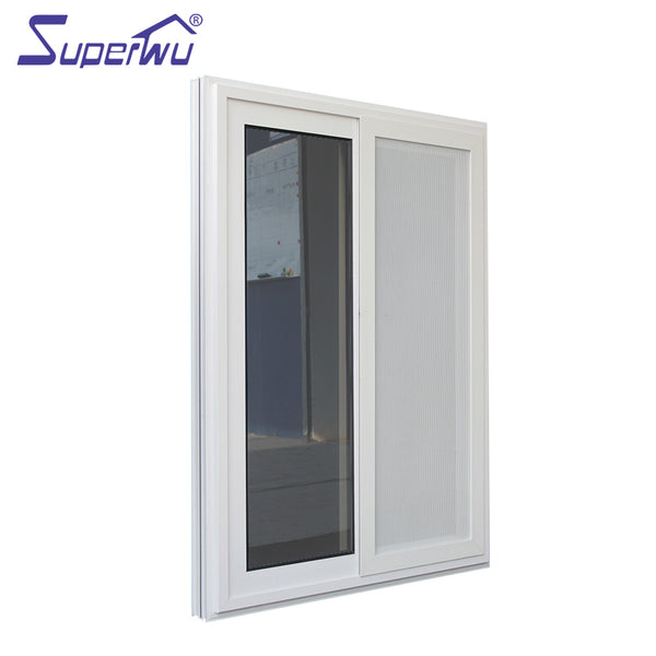 New Design AS2047 Aluminium Frame Sliding Window Double toughened glass window on China WDMA