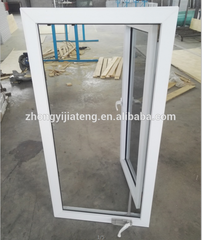 New design UPVC/PVC casement windows outward opening with hand crank opener on China WDMA