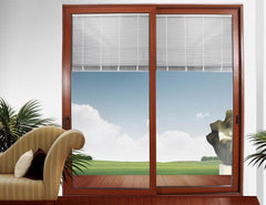 New design double glazed slide aluminium frame sliding frosted glass window casement window with mosquito net on China WDMA