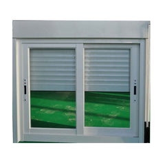 New design yingchen integrated aluminum glass window with roller shutter on China WDMA