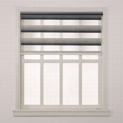 New light adjustment double layer zebra terrace blinds night and day blind for windows on China WDMA