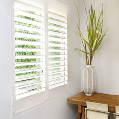 New style interior customized plantation shutters casement windows for sale on China WDMA