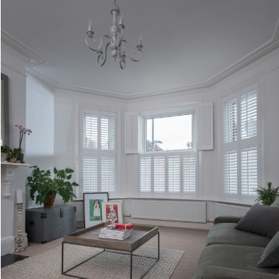 Normal Style PVC L Z Frame Indoor Window Plantation Shutter on China WDMA