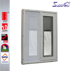 North American standard top quality impact resistant sliding windows with built in blind on China WDMA