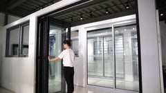 CSA/AAMA aluminium window double glazed folding glass windows on China WDMA