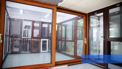 aluminum sliding door thermal break sash frame supplier balcony sliding doors asian style sliding doors on China WDMA