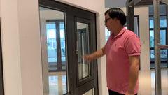 China suppliers factory directly energy saving black aluminum windows and doors with cheap price on China WDMA