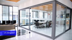 Highest quality System Thermally Broken Aluminum 4 Panel Sliding Door on China WDMA