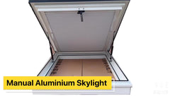 Most popular roof windows skylight for flat roofs with skylight blinds motorized a6 on China WDMA