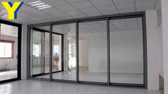 YY windows and doors AS2047 sliding folding doors plastic different types of temporary doors on China WDMA