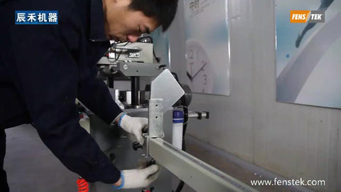PVC door window machine for lock hole milling on China WDMA