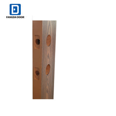 Oak Single entry Door, flat lite 3 panel fiberglass door on China WDMA