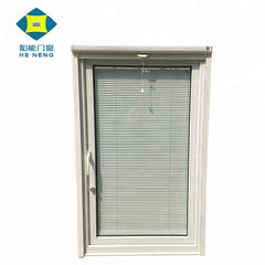 One Way Glass Window With Internal Blinds UPVC Window And Door Blinds on China WDMA