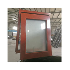 Original factory colored aluminum arched transom window 36 x 36 casement windows with built-in shutter design on China WDMA