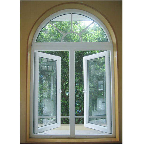 PRIMA low cost curved white aluminum alloy frame glass window on China WDMA