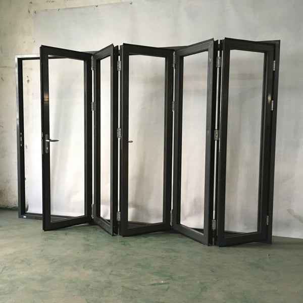 Philippines aluminum window and door Aluminium bifold door with integral blinds on China WDMA