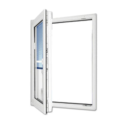 Plastic Frame Material and Horizontal Opening Pattern pvc windows on China WDMA