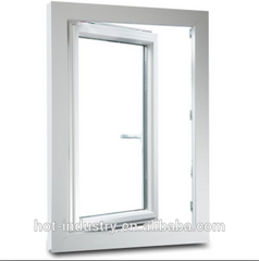 Plastic Frame Material and Horizontal Opening Pattern pvc windows on China WDMA