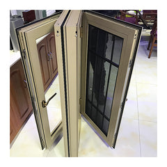 Powder coating aluminum sliding windows with louver screens on China WDMA