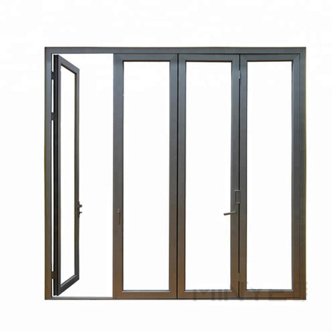 Professional supplier sliding folding glass door exterior foldable doors for home/school/office/villa on China WDMA