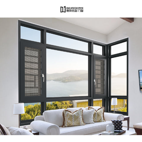 Promotional Foshan Cheap House W122A Laminated glass double glazed Aluminum Swing Window on China WDMA