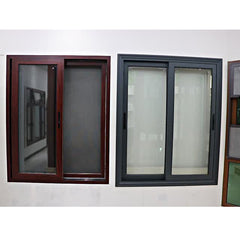 Pvc or upvc Philippines single glazed mosquito net windows on China WDMA