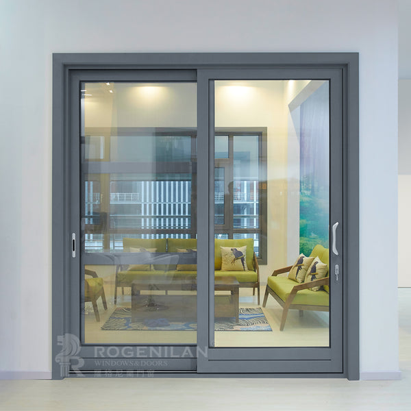 Rogenilan 139 series thermal break double glaze aluminum sliding door on China WDMA