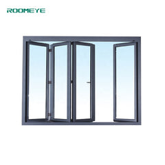 Roomeye aluminum glass bi fold door on China WDMA